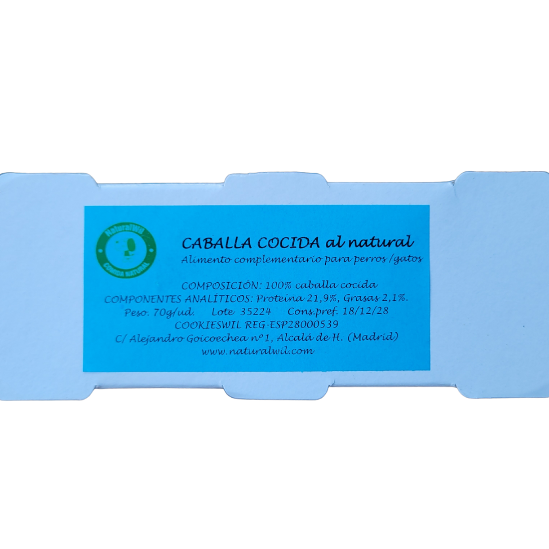 Caballa comida húmeda para perros y gatos