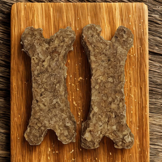 Hueso con glucosamina y condroitina para perros - Snack natural