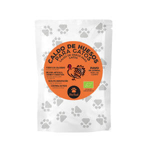 Pet'bel Caldo natural de huesos de pavo para gatos