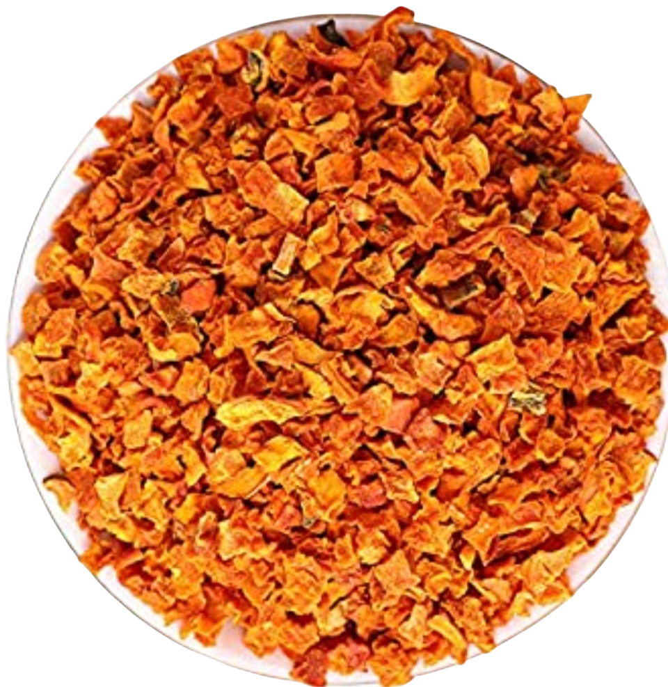 Calabaza deshidratada en trocitos