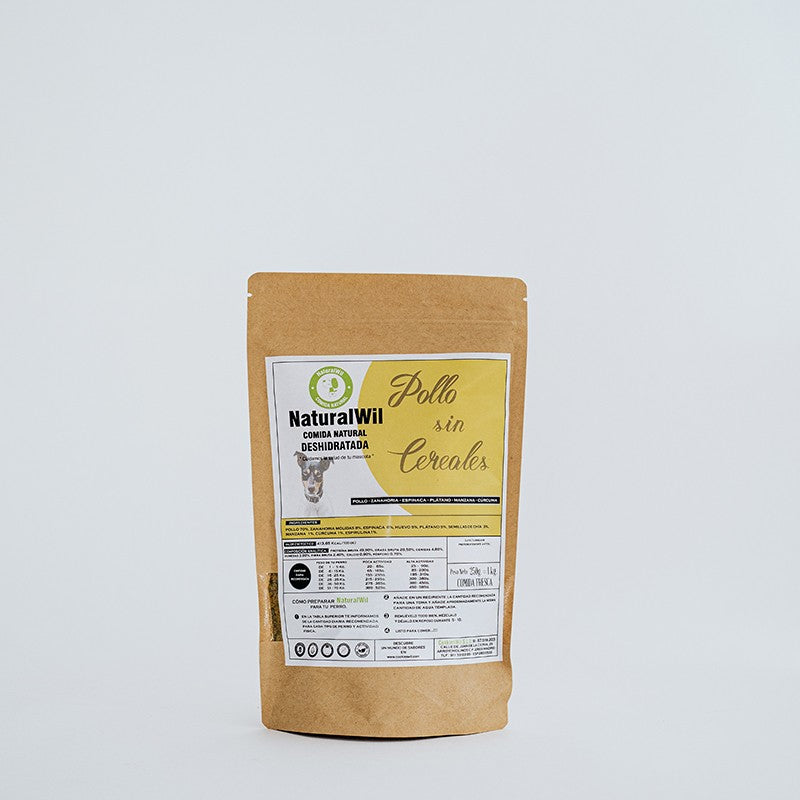 Comida natural para perros de Pollo SIN CEREALES