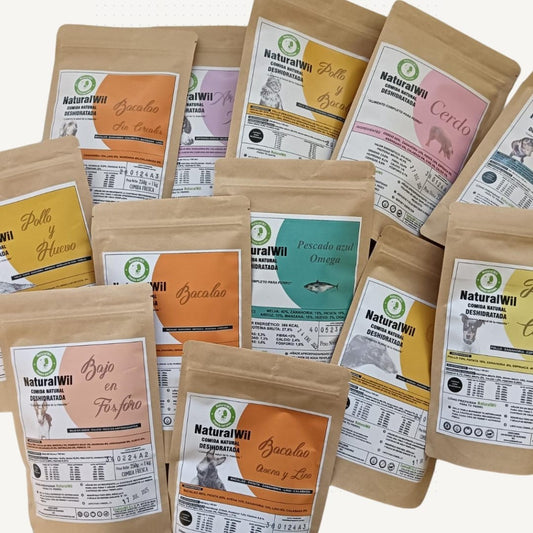 Comida natural para perros y gatos PACK DE MUESTRAS