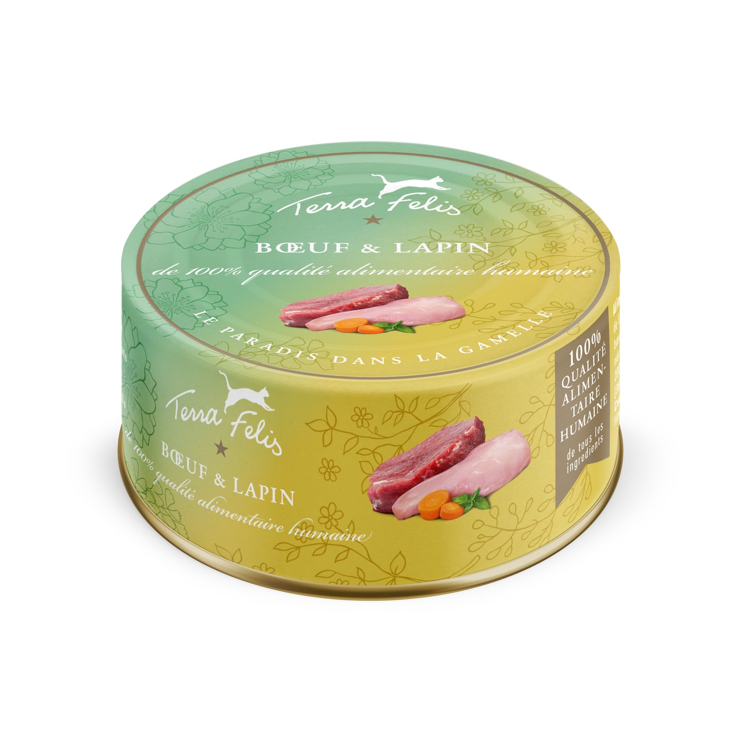 Terra Felis comida húmeda de Buey y Conejo para gatos