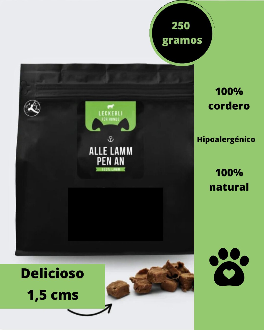 Entrenadores de cordero para perros y gatos - snack natural