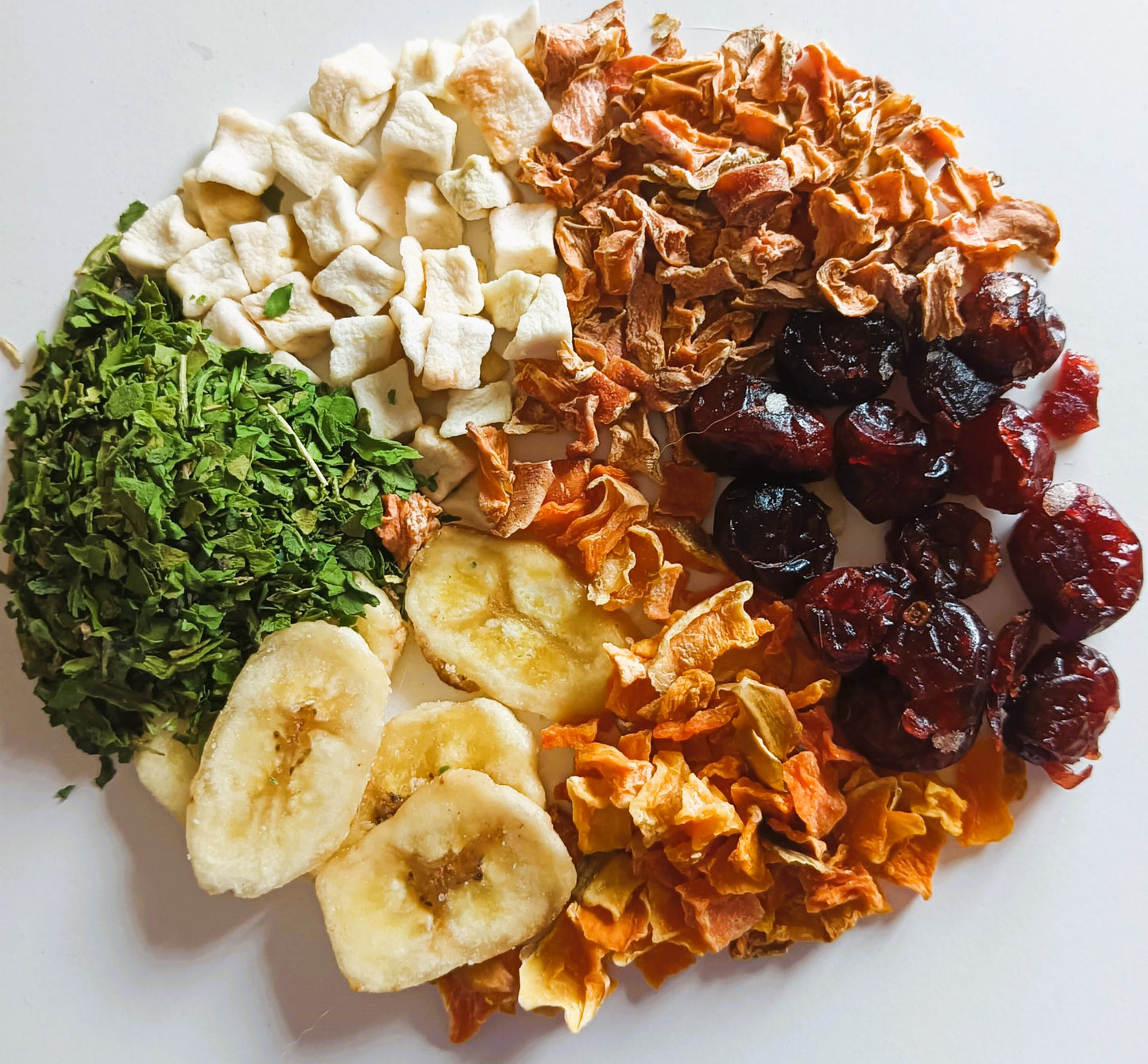 Mix de Frutas y Verduras deshidratadas para perros y gatos