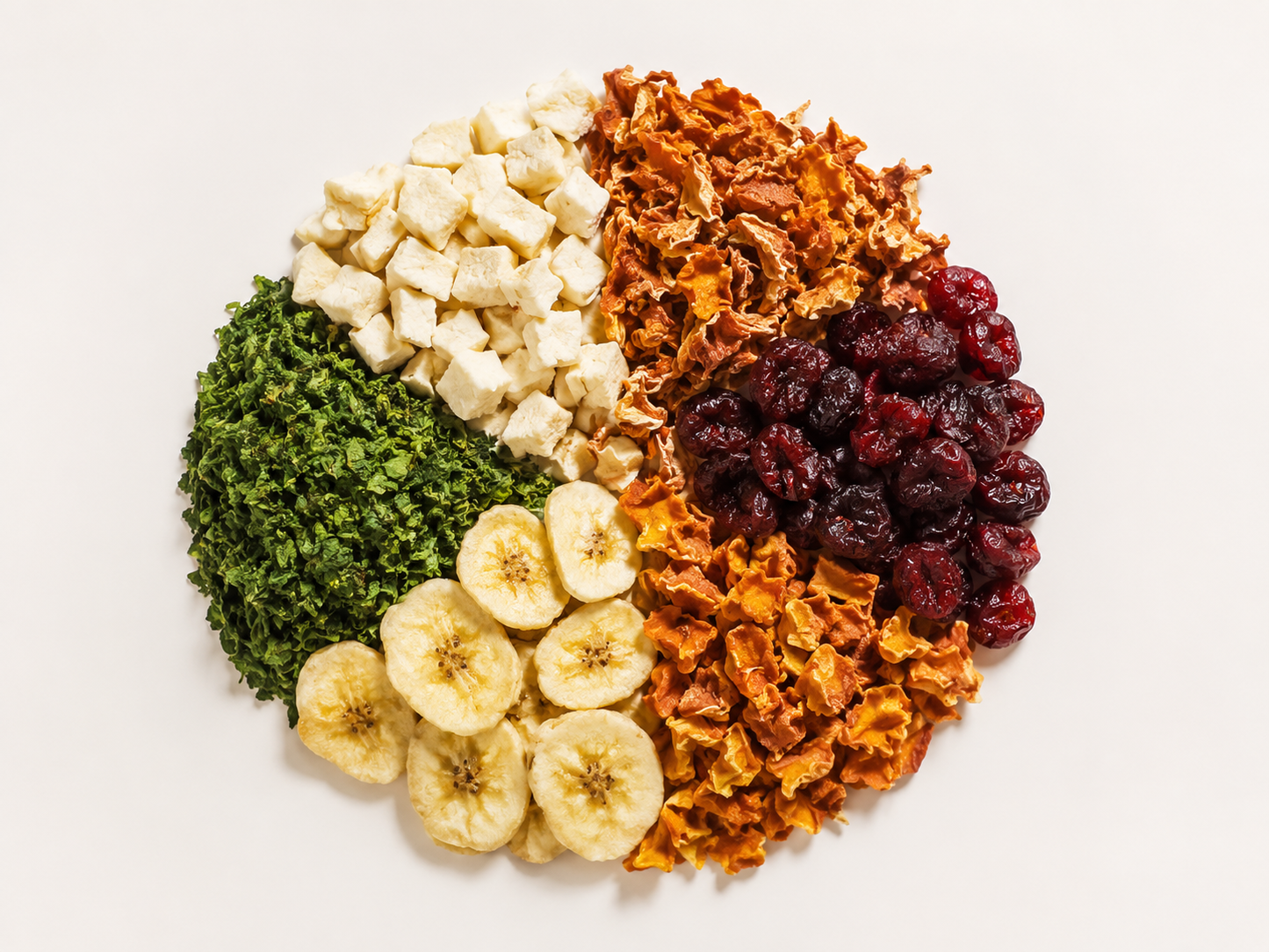 Mix de Frutas y Verduras deshidratadas para perros y gatos