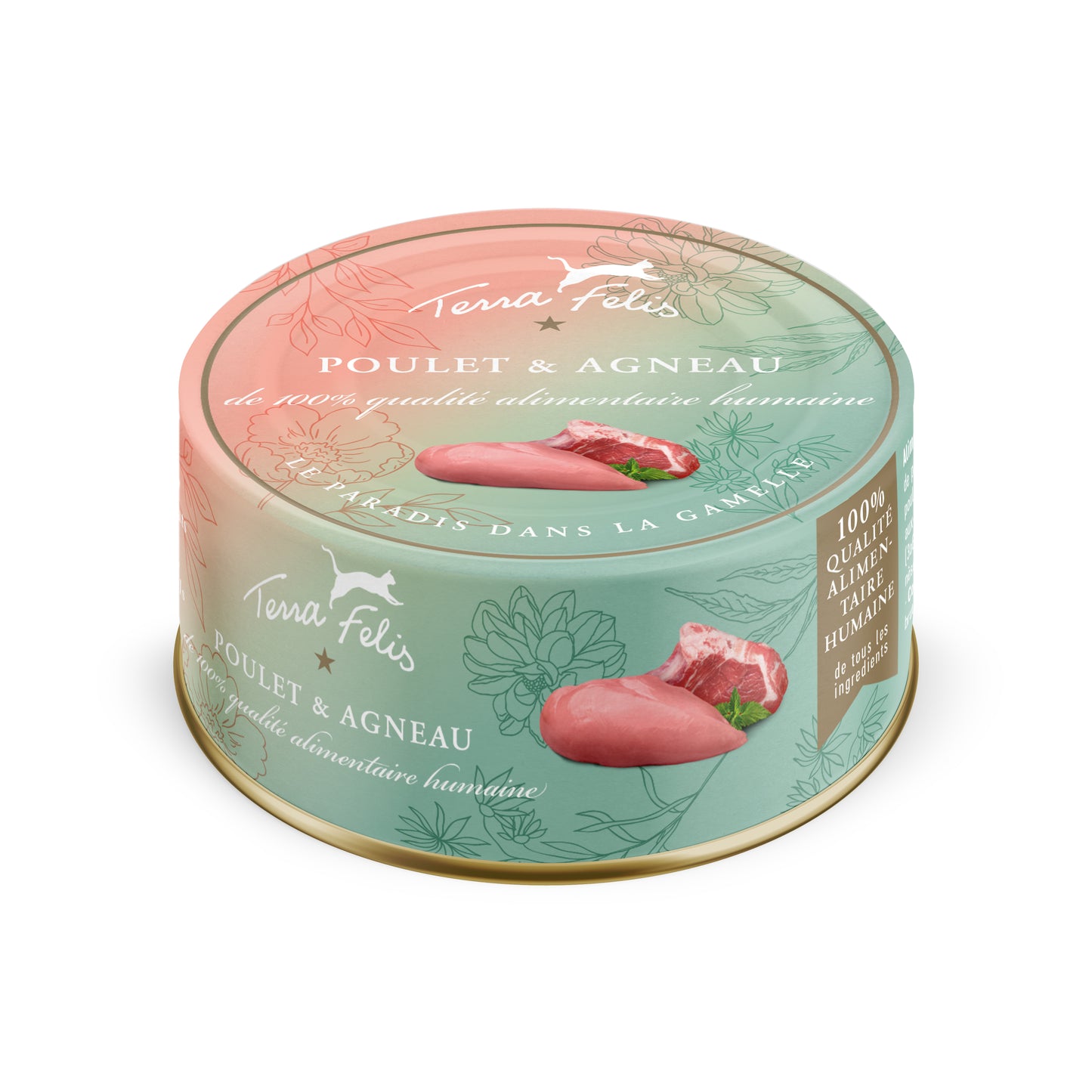 Terra Felis comida húmeda de Pollo y Cordero para gatos