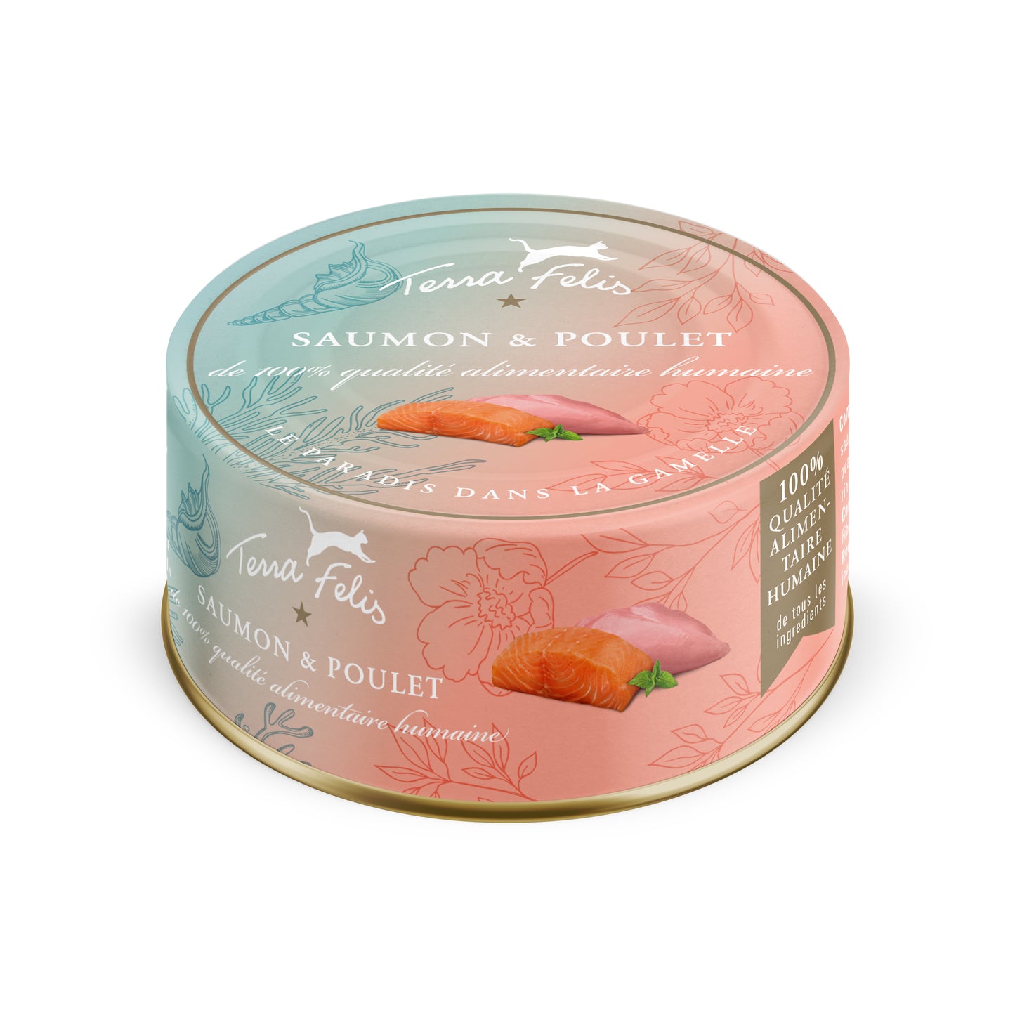 Terra Felis comida húmeda de Salmón y Pollo para gatos