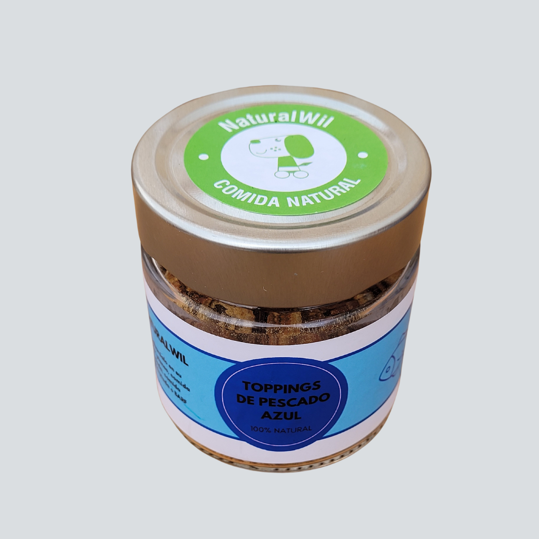 Toppings de pescado azul