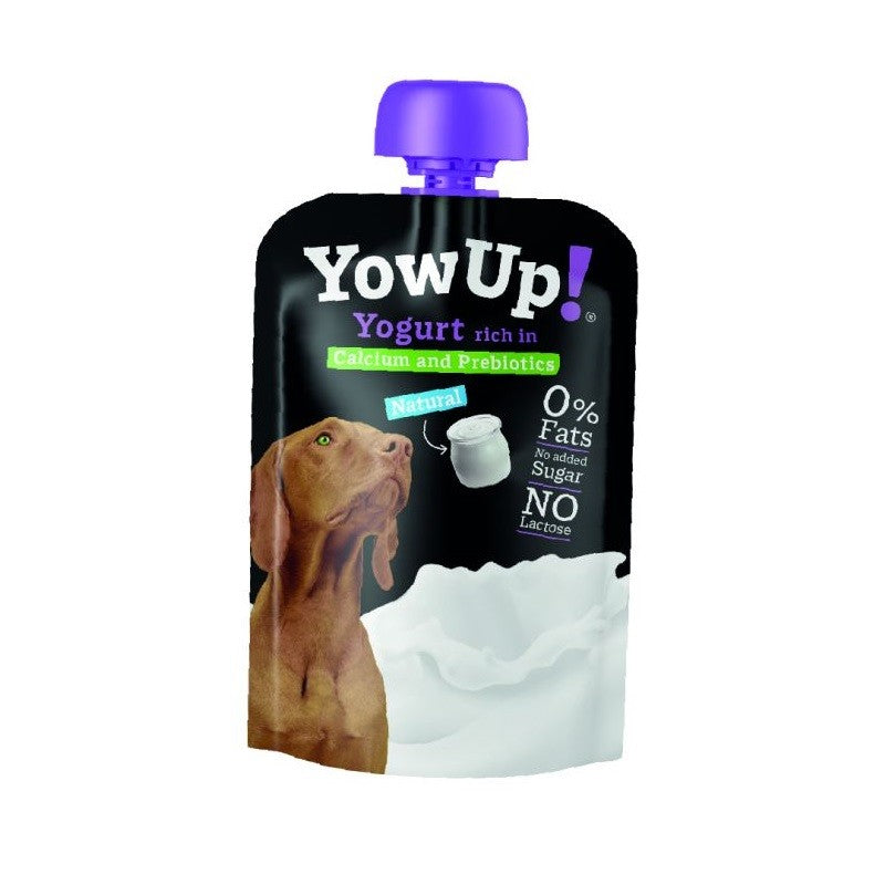 YowUp yogurt natural con prebióticos para perros