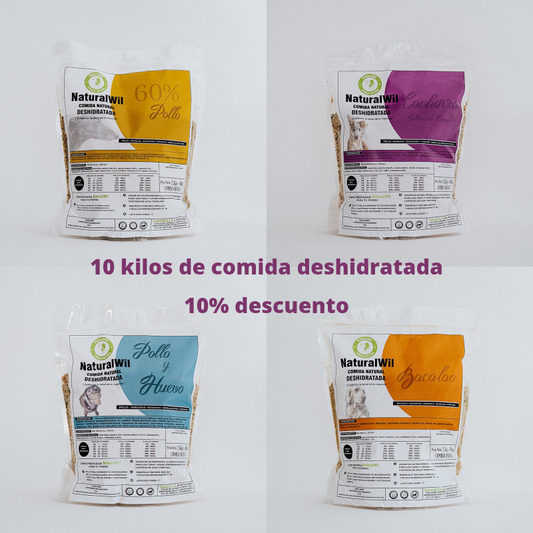 Comida deshidratada 4 bolsas a elegir