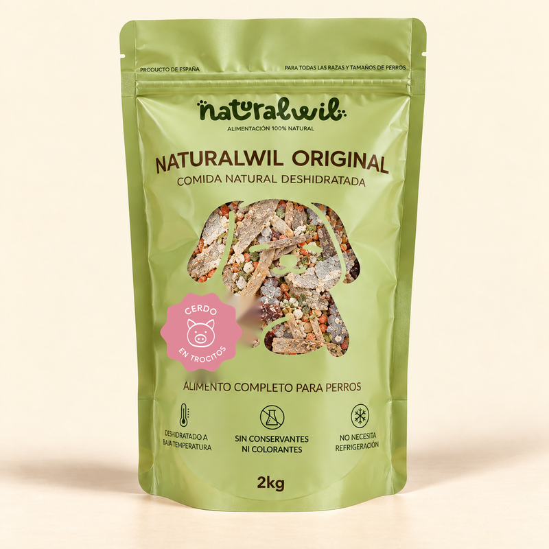 Comida natural para perros de Cerdo en trocitos