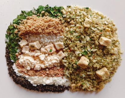 Comida natural para perros de Pollo y Huevo