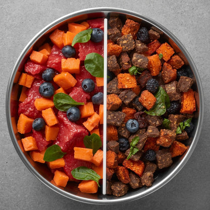 Comida natural para perros de Ternera en trocitos SIN CEREALES