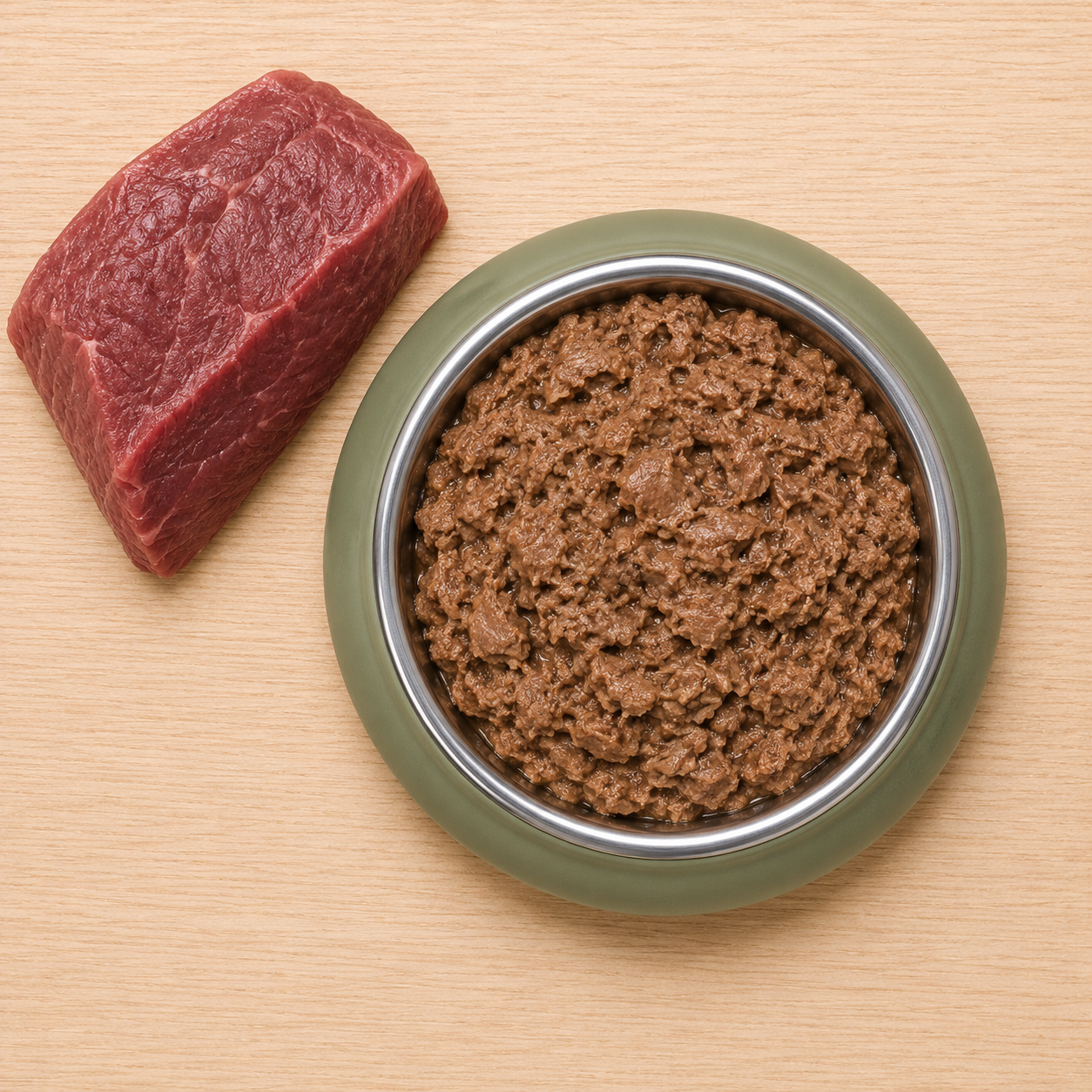 Carne magra de ternera Lunderland para perros y gatos