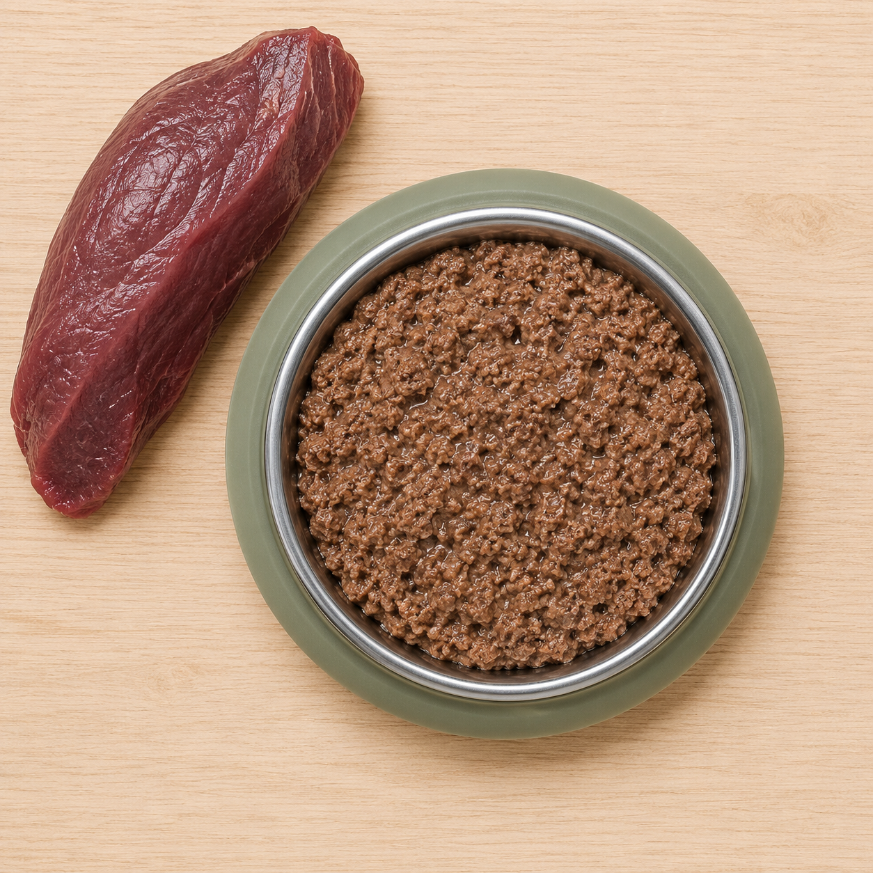 Carne de venado Lunderland para perros y gatos