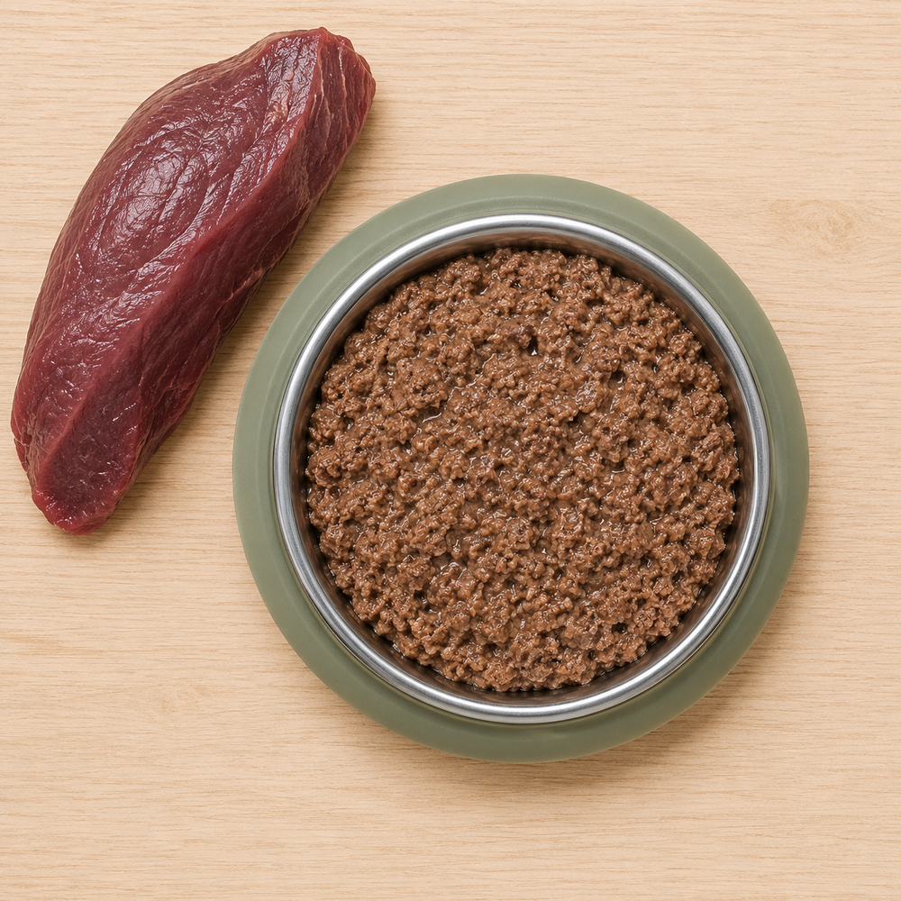 Carne de venado Lunderland para perros y gatos
