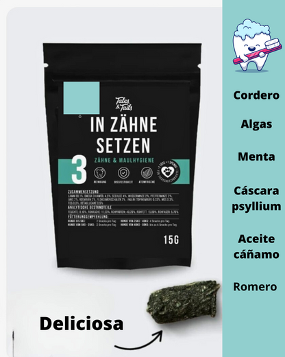 Bocaditos dentales para perros y gatos - Snack natural