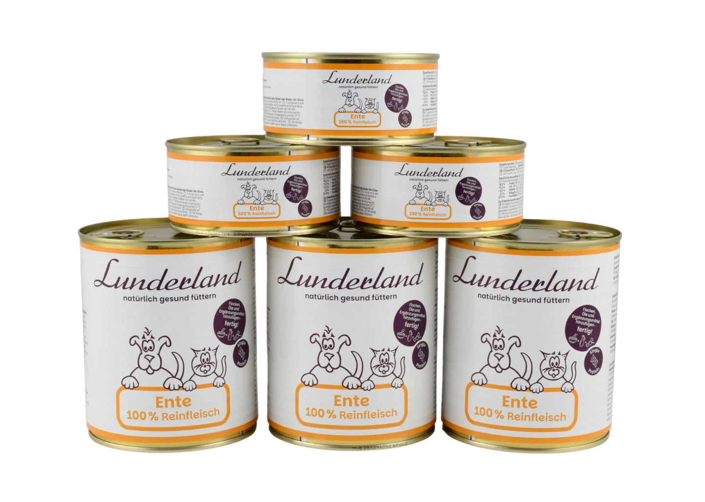 Carne de pato Lunderland para perros y gatos