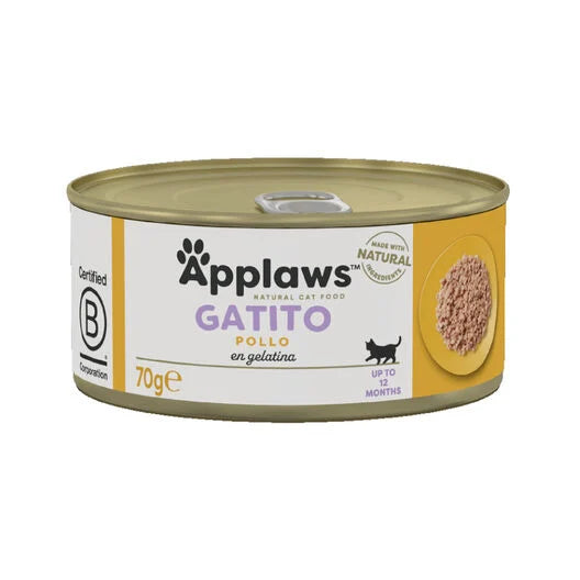 Applaws lata comida húmeda de pollo para gatitos