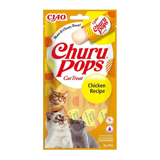 Inaba Churu Pops snack de pollo para gatos