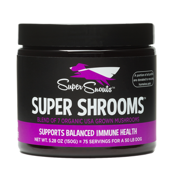 Super Shrooms Hongos Super Snouts - Suplemento para perros y gatos